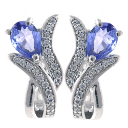 Conjunto de Tanzanita y Plata 925