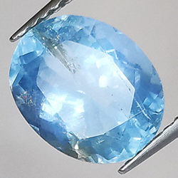 2.62ct Acquamarina in Faccettato Ovale