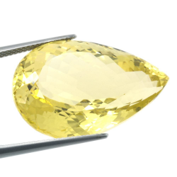 35,32ct. Lemon Quartz Pear Cut