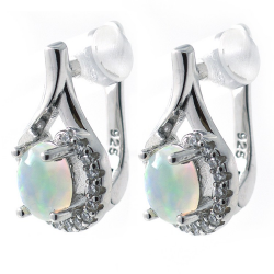 Opal und 925 Silber Set