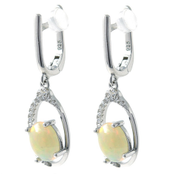 Opal und 925 Silber Set