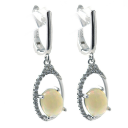 Opal und 925 Silber Set