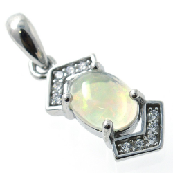Ensemble opale et argent 925