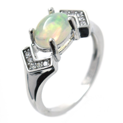Ensemble opale et argent 925