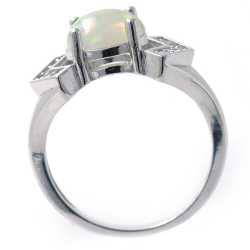 Ensemble opale et argent 925