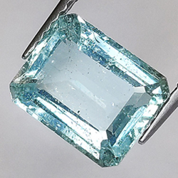 2.42ct Aquamarine Emerald Cut