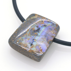 Australian Opal Matrix Pendant and 925 Silver