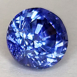 1.29ct Blue Sapphire Round Cut 5.91x4.61mm