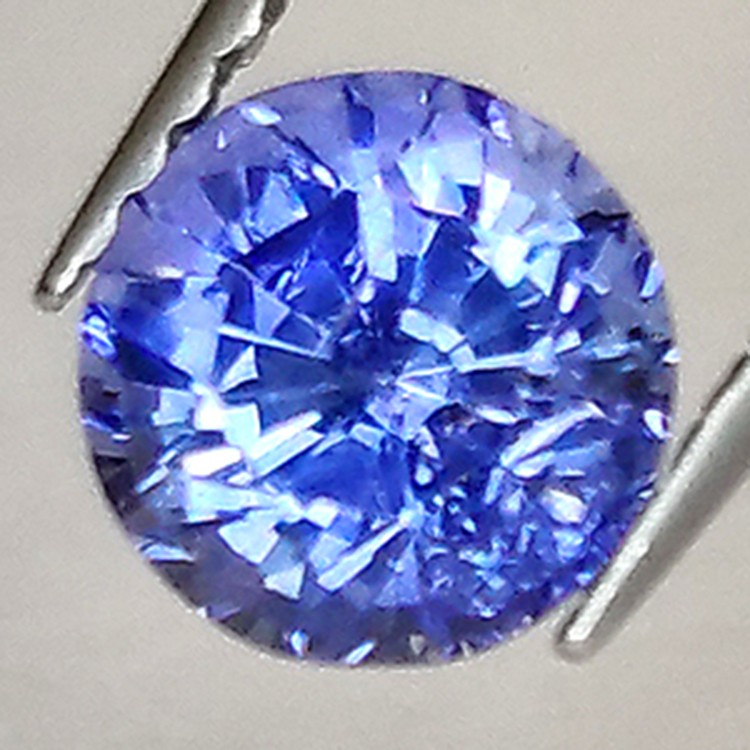 1.29ct Blue Sapphire Round Cut 5.91x4.61mm