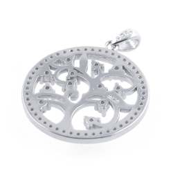 Colgante Arbol de la vida de Circonitas y Plata 925