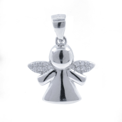 Pendentif Ange Zircone et Argent 925