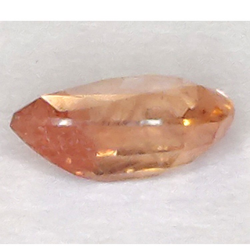 0.62ct Padparadscha-Saphir Birne Schnitt 6.46x4.54mm