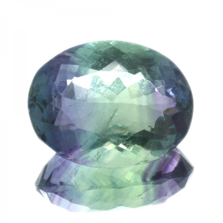 27,27ct. Fluorite Oval Cut