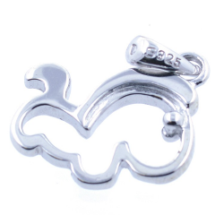 925 Silver Horse Pendant