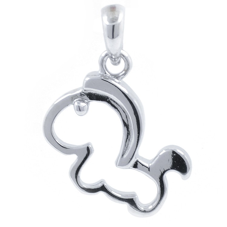 Pendentif cheval en argent 925