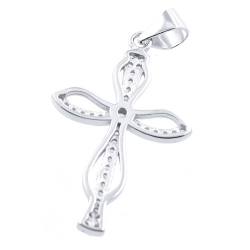 Colgante Cruz de Circonitas y Plata 925