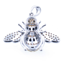 Zirconia and Silver 925 Bee Pendant