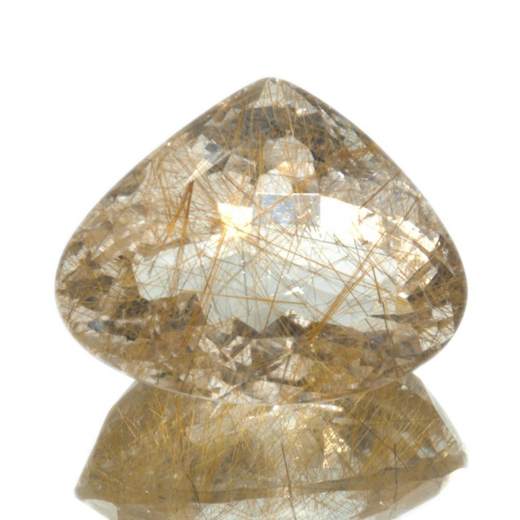 22,02ct. Rutile Quartz Trillion Cut