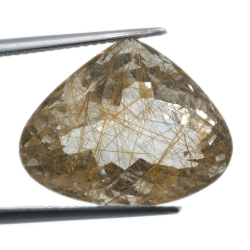 22,02ct. Rutile Quartz Trillion Cut