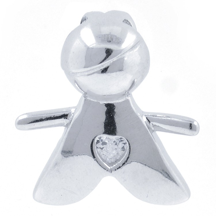 Zirkone und 925 Silber Kinderanhänger