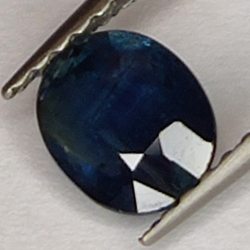 0,88 ct Blue Sapphire Oval Cut 5,9x5mm