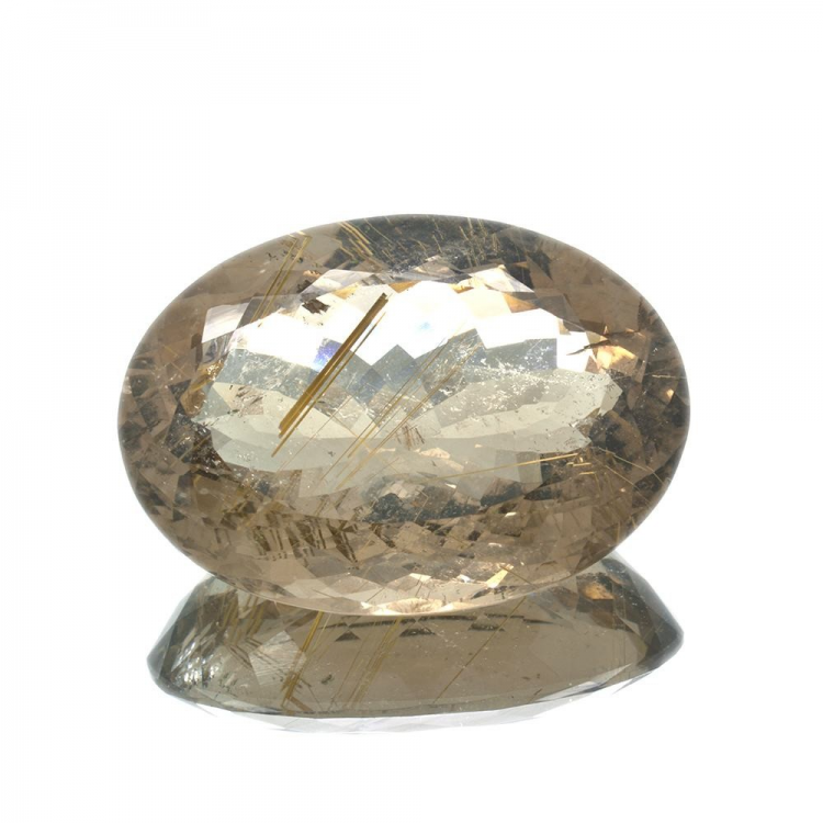 73,78ct. Rutile Quartz Oval Cut