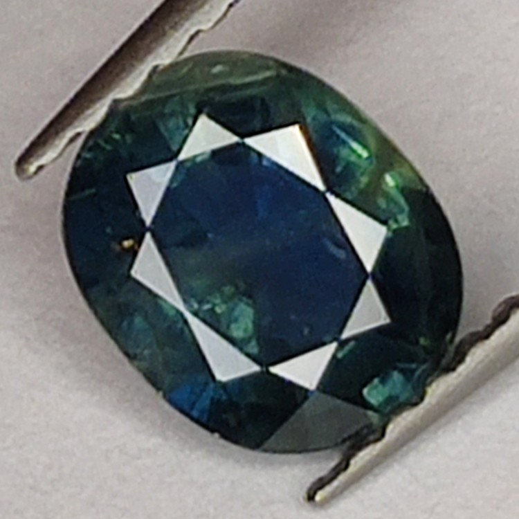 1.12ct Zafiro Azul Talla Oval 6.8x5.5mm