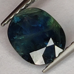 1,12 ct blauer Saphir im Ovalschliff 6,8 x 5,5 mm