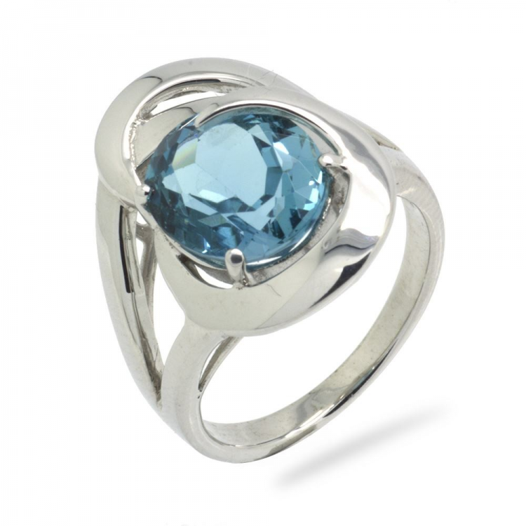 London Blue Topaz & 925 Sterling Silver Ring