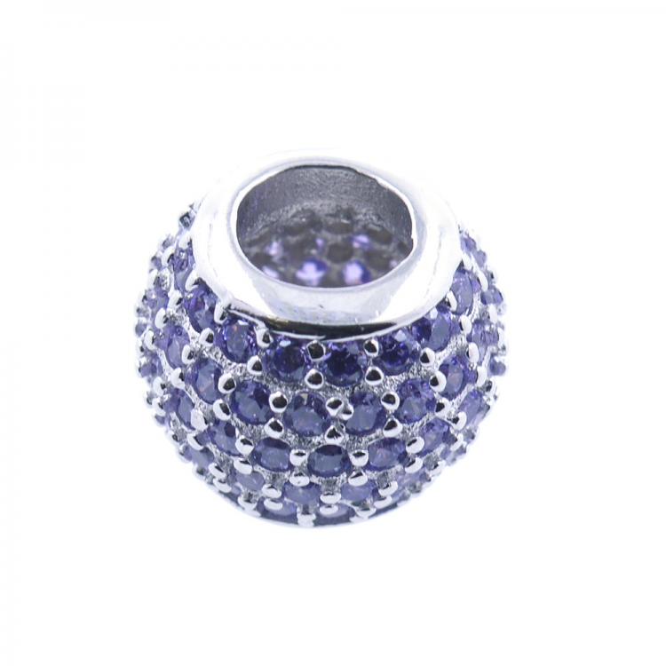 Zirkonia und Silber 925 Perlen Anhänger