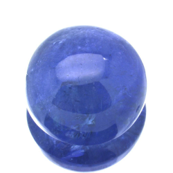 Cabochon Di Tanzanite A Taglio Ovale Da 16,47 Ct, 14,10 X 8,96 Mm