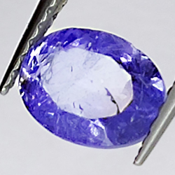 0,90 ct. Tanzanite taglio ovale 7,14x5,40 mm