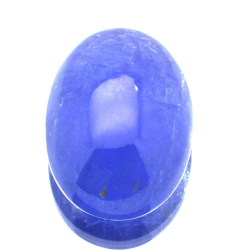 Cabochon Di Tanzanite A Taglio Ovale Da 10,94 Ct, 16,30 X 11,55 Mm