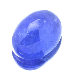 13.02ct Tanzanite Cabochon Oval Cut 14.78x10.94mm