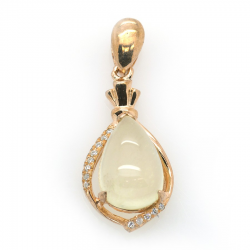 Colgante de Prehnita y Plata 925