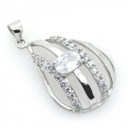 Colgante de Circonitas y Plata 925
