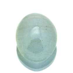 6,48ct.Aquamarine Cat`s Eye Oval Cabochon Cut