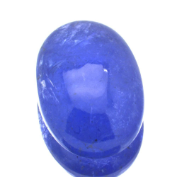 Cabochon Di Tanzanite A Taglio Ovale Da 12,15 Ct, 16,99 X 11,86 Mm