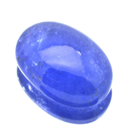 Cabochon Di Tanzanite A Taglio Ovale Da 12,15 Ct, 16,99 X 11,86 Mm