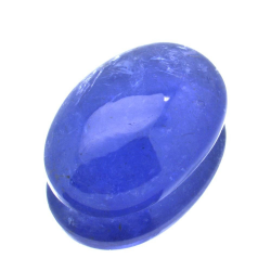 Cabochon Di Tanzanite A Taglio Ovale Da 12,15 Ct, 16,99 X 11,86 Mm