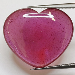 21.27ct Ruby Cabochon Heart