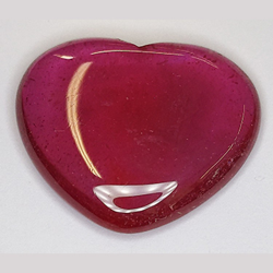 21.27ct Rubin Cabochon Herz