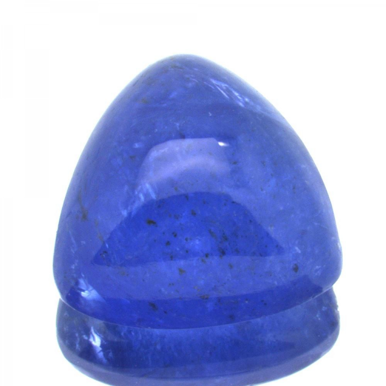 10.30ct Tanzanite Cabochon triangular cut 13.10x12.82mm