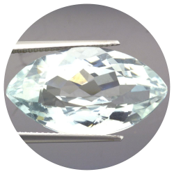 24,63ct Unheat BlueTopaz Marquise Cut