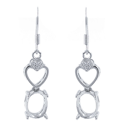 925 Silver earrings fittings
