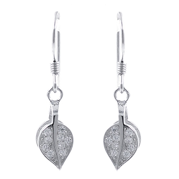 Boucles d'oreilles fermoir et argent 925