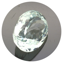 27,54ct Unheat BlueTopaz Oval Cut