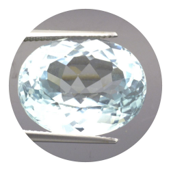 23,64ct Unheat BlueTopaz Oval Cut