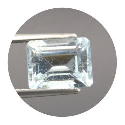 3,54ct. Aquamarine Emerald Cut