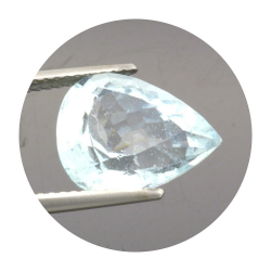 5,14ct. Aquamarine Pear Cut